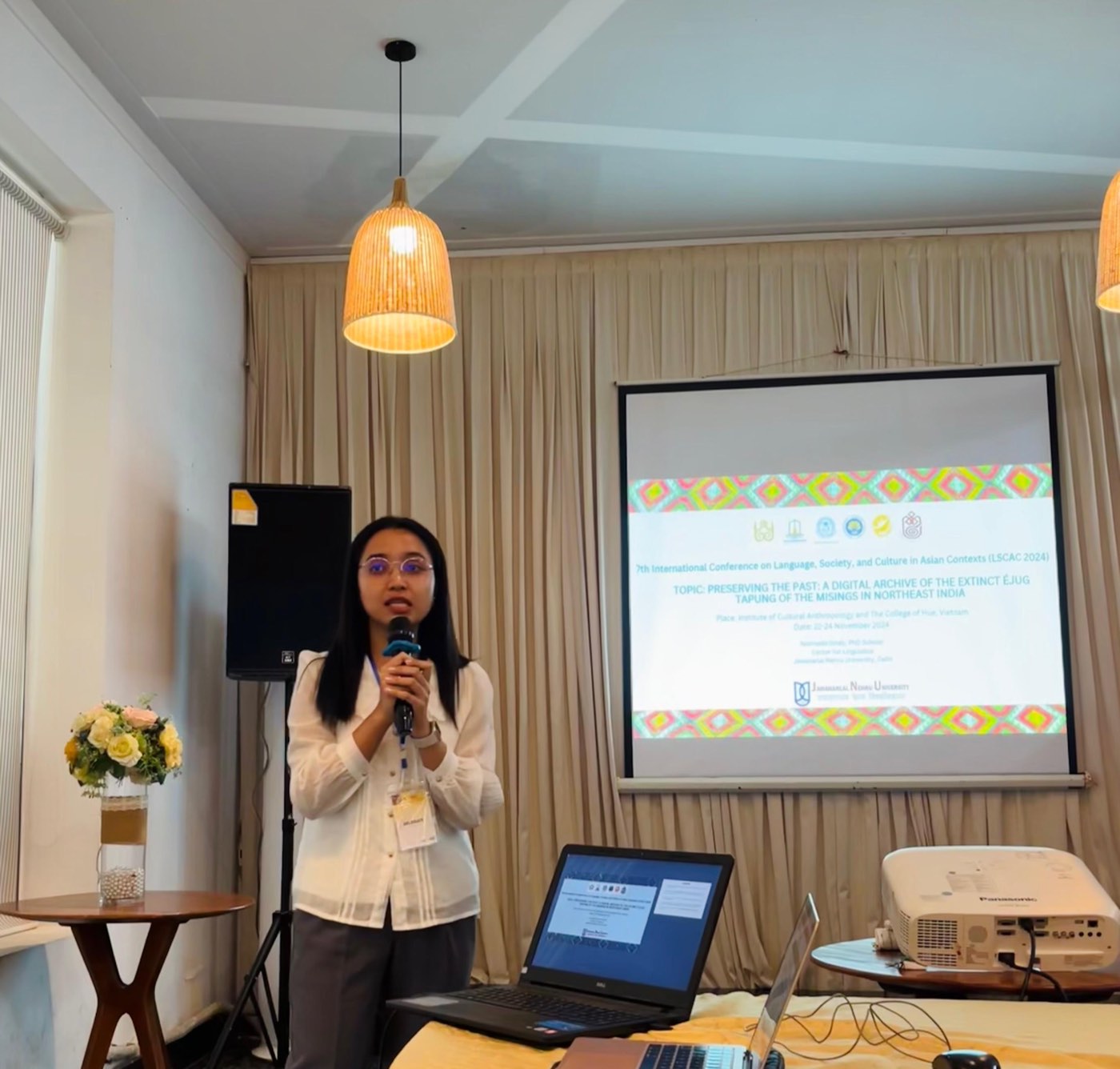 Presenting at LSCAC in Hue, Vietnam