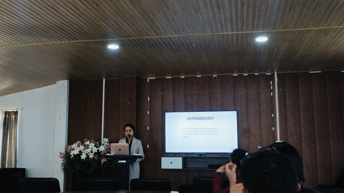 Presenting at 13th NEILS conference at Nagaland University, India